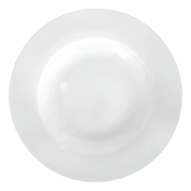 SET 6 PLATOS HONDOS DE PORCELANA 23 CM - 1