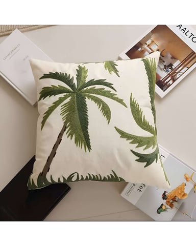 SET DE 2 FUNDAS BORDADAS 45X45  C47 - 3