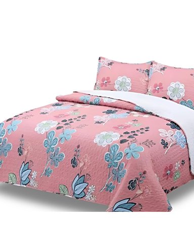 CUBRECAMA QUILT SHERPA PLAZA Y MEDIA 180X230 15 - 1