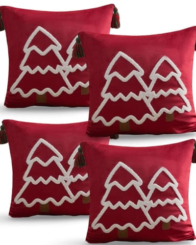 PACK DE 4 FUNDAS DE COJIN PARA NAVIDAD A3 - 1