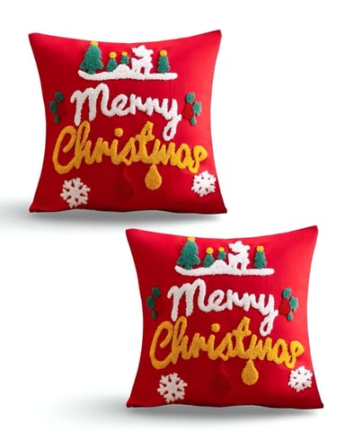 PACK DE 2 FUNDAS DE COJIN PARA NAVIDAD K21 - 1