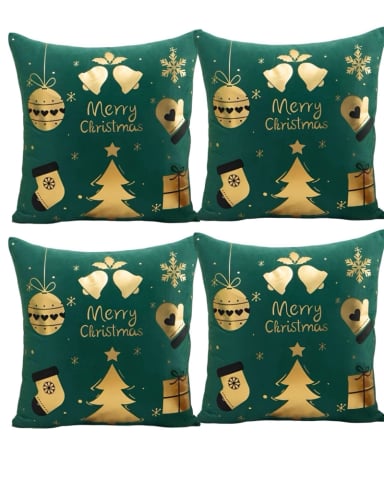 PACK DE 4 FUNDAS DE COJIN PARA NAVIDAD M10 - 1
