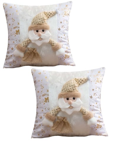 PACK DE 2 FUNDAS DE COJIN PARA NAVIDAD 3D   B9 - 3