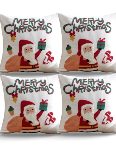 PACK DE 4 FUNDAS DE COJIN PARA NAVIDAD K9 - 1