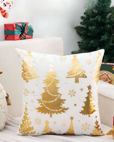 PACK DE 4 FUNDAS DE COJIN PARA NAVIDAD M12 - 4