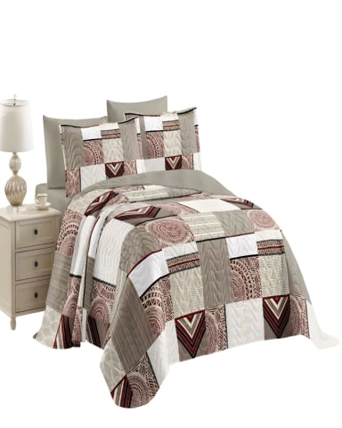 QUILT CUBRECAMA DE VERANO 2 PLAZAS MULTICOLOR 04 - 1