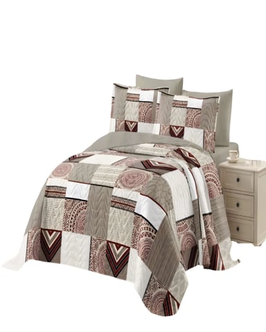 QUILT CUBRECAMA DE VERANO 2 PLAZAS MULTICOLOR 04 - 2
