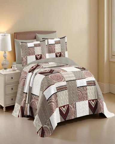 QUILT CUBRECAMA DE VERANO 2 PLAZAS MULTICOLOR 04 - 3