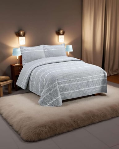 CUBRECAMA QUILT DE VERANO KING-SUPER KING 250X270CM - 3