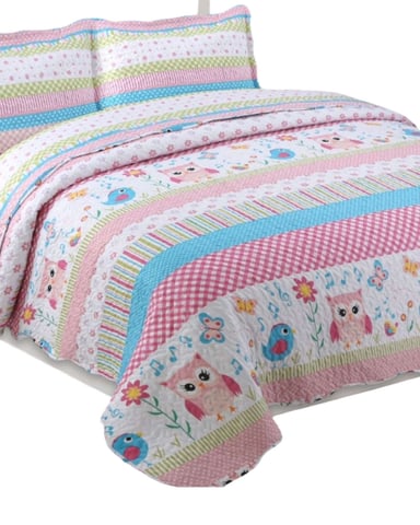 CUBRECAMA QUILT DE VERANO PLAZA Y MEDIA 180X230CM V36 - 2