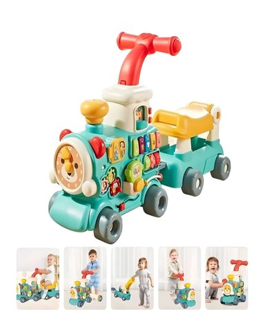 CAMINADOR PARA BEBE 5 EN 1 COLOR CELESTE - 2