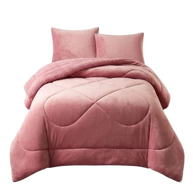 COBERTOR SHERPA PLUSH CS 2 PLAZAS ROSADO - 4