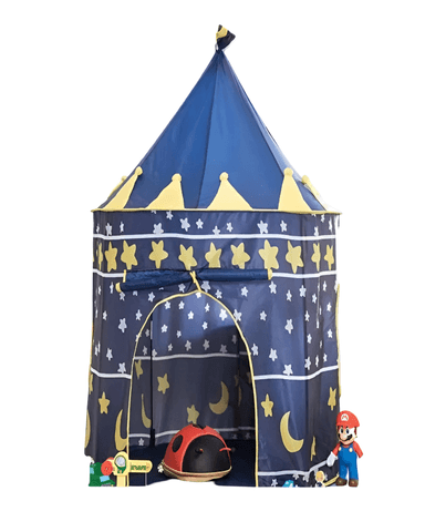 CARPA CON FORMA DE TORRE PARA NIÑO AZUL - 1