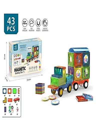 PACK DE BLOCK MAGNETICO DE 43 PIEZAS - 3