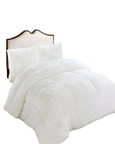 SET COBERTOR DE INVIERNO PELUDO 2 PLAZAS 230X250CM CLANCO - 1