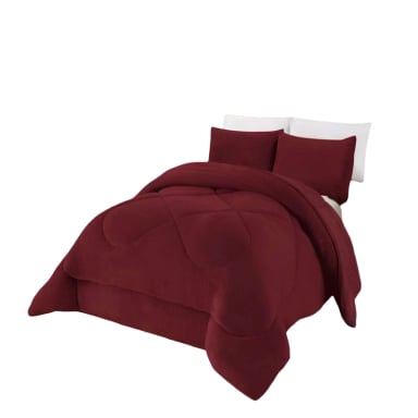 PLUMON PREMIUM 2 PLAZA 230CM X 250CM COLOR BURDEO - 4