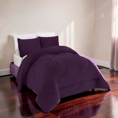 PLUMON PREMIUM 2 PLAZA 230CM X 250CM COLOR MORADO OSCURO - 3