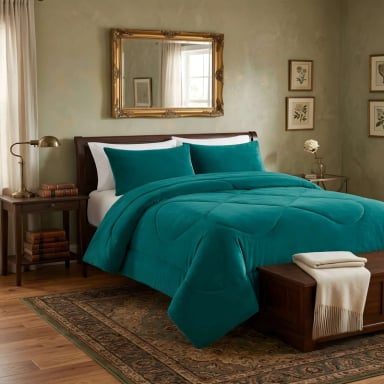 PLUMON PREMIUM 2 PLAZA 230CM X 250CM COLOR VERDE - 1