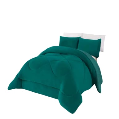 PLUMON PREMIUM 2 PLAZA 230CM X 250CM COLOR VERDE - 4