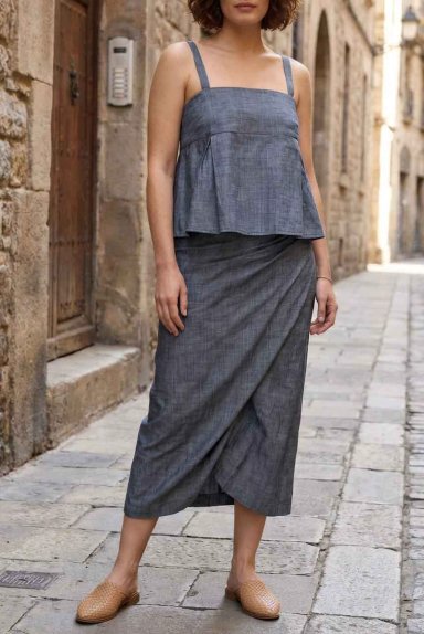 FALDA ESTERO DENIM - 7