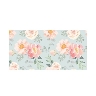 MOUSE PAD XL OFICINA FLORES 40X70 CM - 1