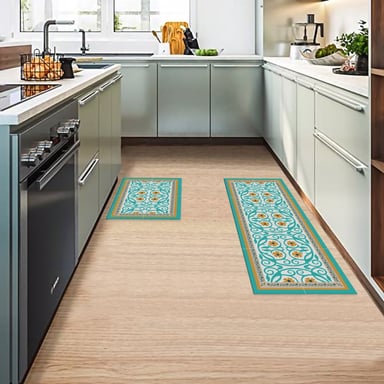 SET 2 ALFOMBRAS DE COCINA FLOR DE ESPARTA - 3