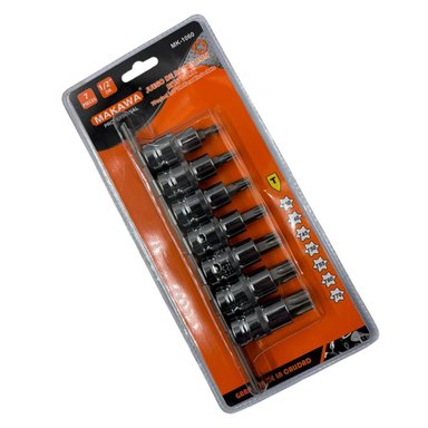 SET DADOS MAKAWA MK1060 PUNTA TORX 1/2 7 PIEZAS - 1