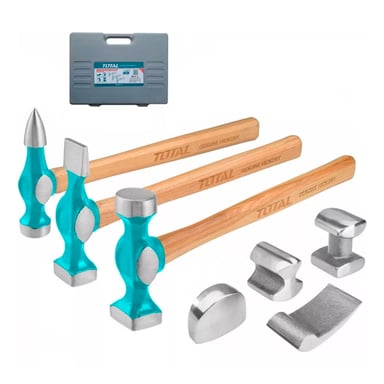 SET MARTILLOS TOTAL TOOLS DESABOLLADORES TBAFO712 7 PIEZAS - 1
