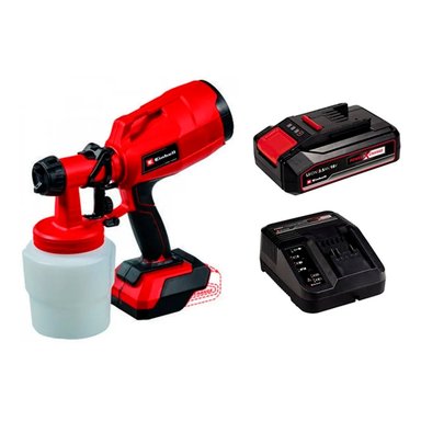 PISTOLA DE PINTURA INALAMBRICA 18V BATERIA + CARGADOR EINHELL - 1