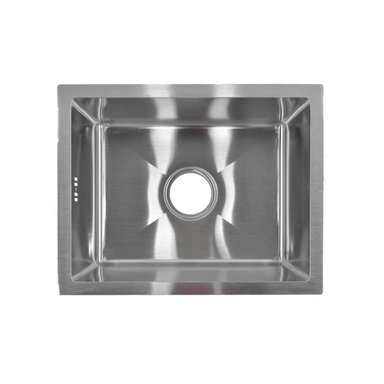 LAVAPLATOS DEKORA 49X39 CM ESPESOR 2MM PLATA EMPOTRAR SOBRE O BAJO CUBIERTA - 1