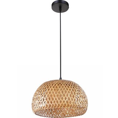 LAMPARA TECHO COLGANTE RATAN MODELO OLIVA RATAN NATURAL - 3