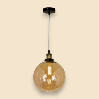 LAMPARA COLGANTE INDIVIDUAL MODELO VENUS VIDRIO DEKORA DK-3193-1 - 2