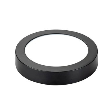 FOCO LED 6 W REDONDO NEGRO CALIDO 3000K DEKORA - 2
