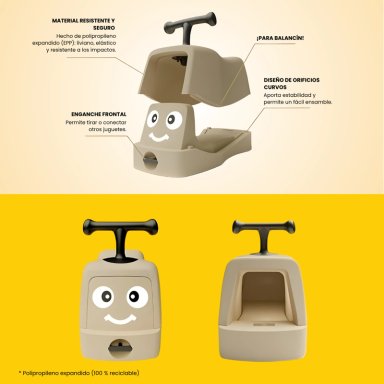 POLY GO CAMINADOR BEBE S NIÑOS 4 EN 1 MATERIAL SEGURO - 4