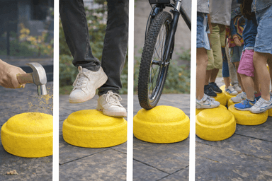 POLY UP PIEDRAS DE EQUILIBRIO JUEGO SENSORIAL SEGURO LIVIANO - 9