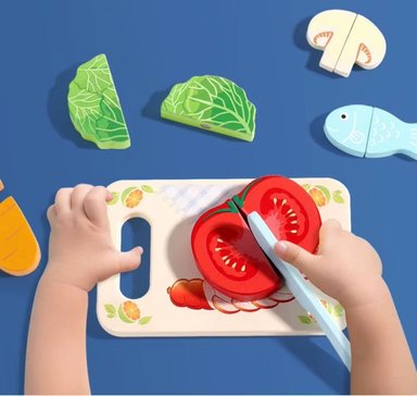 JUGUETE MADERA CEBRA COCINA NIÑAS NIÑOS COD10008 - 7