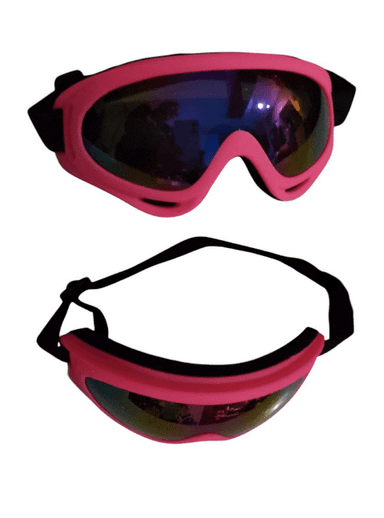 LENTES ANTIPARRAS NIEVE CON FILTRO UV PARA SNOWBOARD ROSADO - 2