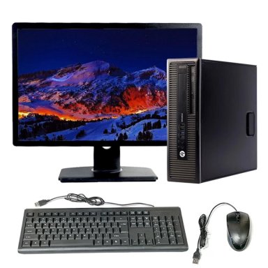 KIT PC HP ELITEDESK 705 G1 SFF AMD A8 PRO 3.80 GHZ 8GB RAM 240GB SSD 500GB HDD WIN10 - 1