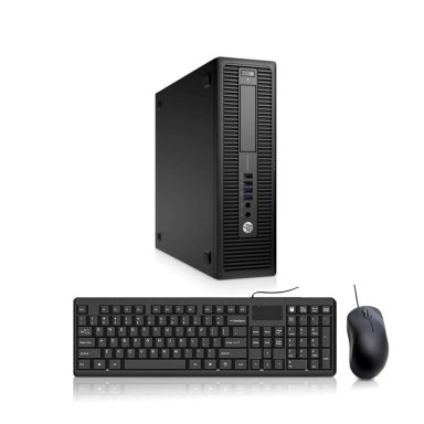 KIT PC HP ELITEDESK 705 G1 SFF AMD A8 PRO 3.80 GHZ 8GB RAM 240GB SSD 500GB HDD WIN10 - 5