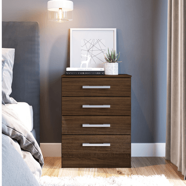 COMODA 4 CAJONES COLOR CACAO BC40 - 2