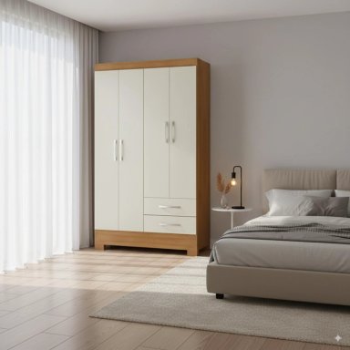 COMBO 3 CLOSET 4 PUERTAS 2 CAJONESR42X3 - 7