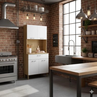 MUEBLE DE COCINA KRIS OFF WHITE K04 - 3