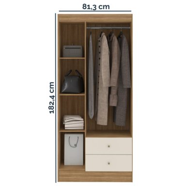 COMBO CLOSET VERSA 4 PUERTAS + CLOSET VERSA 3 PUERTAS OFF WHITE K4232 - 5