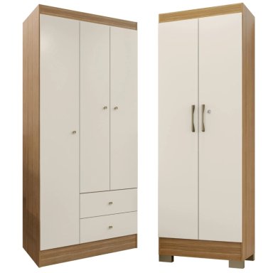 COMBO CLOSET VERSA 3 PUERTAS + MULTIUSO LUNA OFF WHITE K3215 - 1
