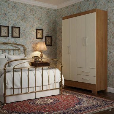 COMBO CLOSET 6 PUERTAS + CLOSET 4 PUERTAS OFF WHITE R6242 - 9