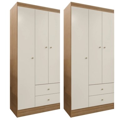 COMBO 2 CLOSET VERSA 3 PUERTAS OFF WHITE K32X2 - 1