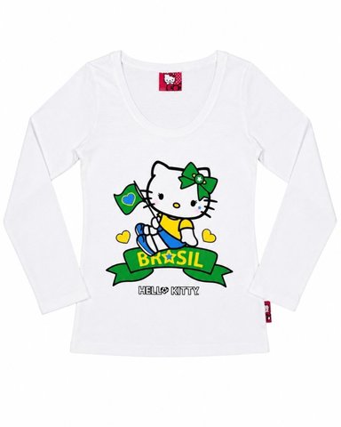 POLERA NIÑA HELLO KITTY BLANCO - 5