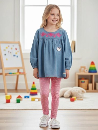CONJUNTO NIÑA HELLO KITTY - 1