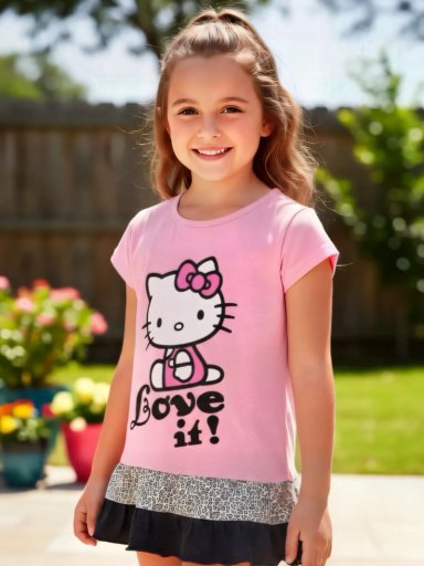 POLERA NIÑA HELLO KITTY - 1