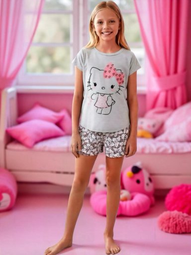 PIJAMA NIÑA HELLO KITTY - 1